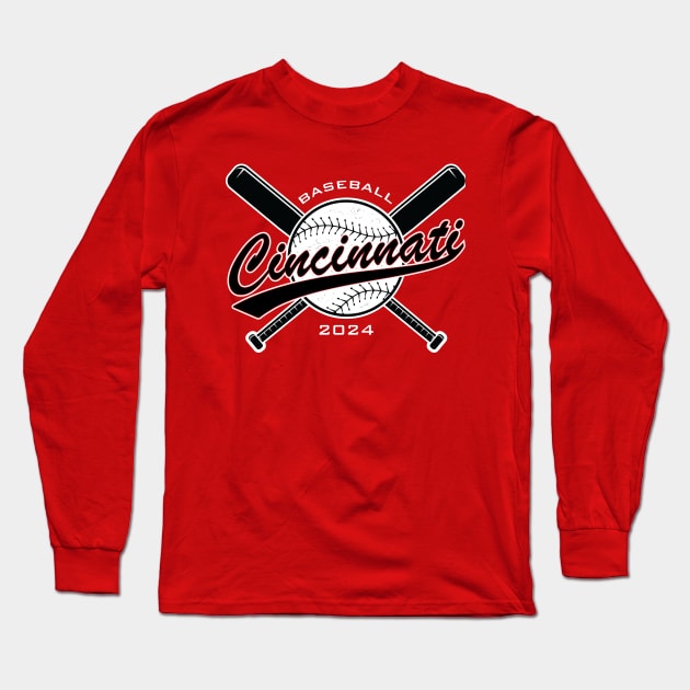 Reds 2024 Long Sleeve T-Shirt by Nagorniak